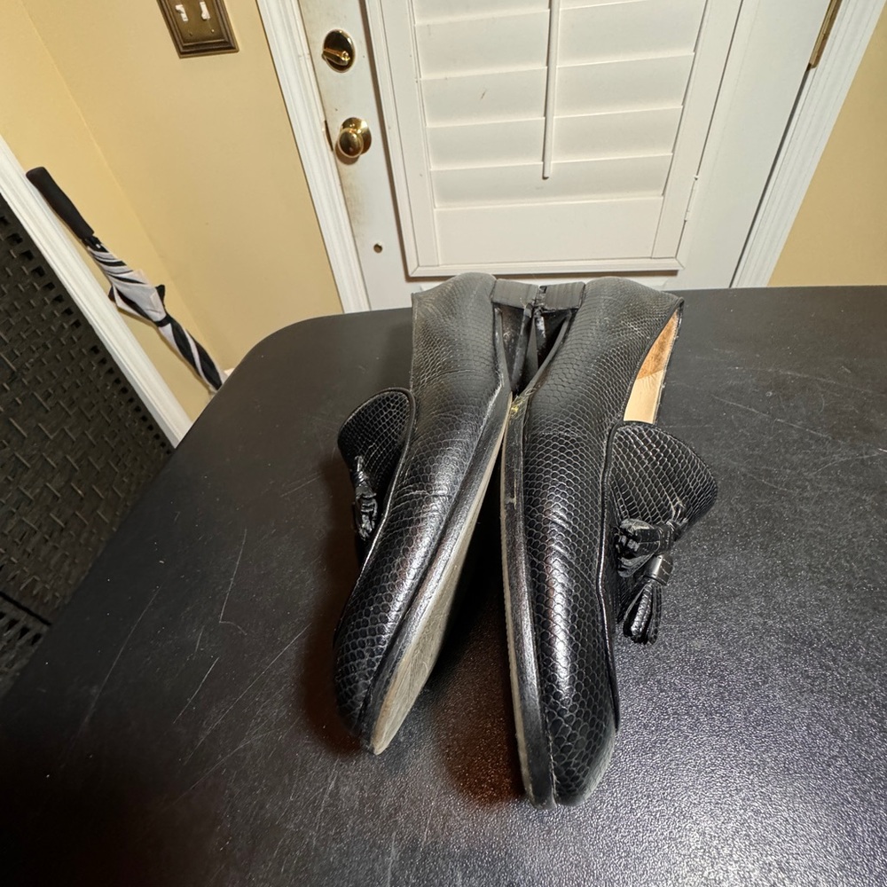 Ferragamo size 8.5 black loafers made in Italy - Picture 11 of 14